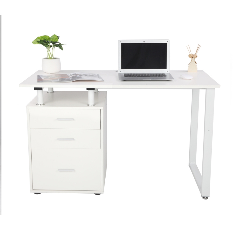 Winado Computer Writing Desk with Drawers Open Shelf and File