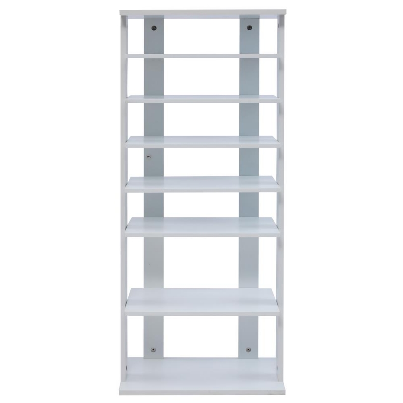 Winado Vertical Shoe Rack, 8 Tiers Wooden Shoe Shelf, Space Saving Tall